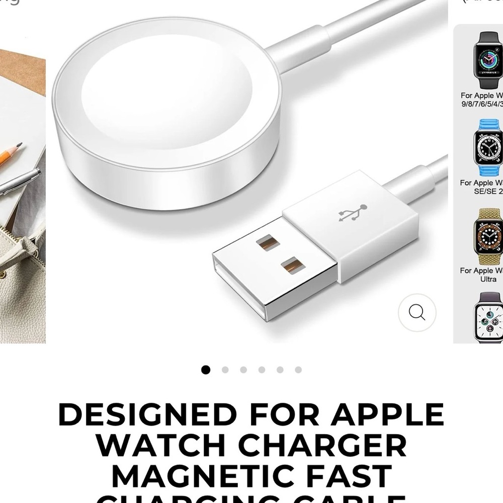 Apple Magnetic Fast Charger for Watch - Silver